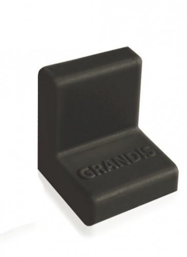 Уголок Grandis малый черный 20x20,436