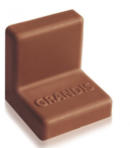 Уголок Grandis большой вишня 25x25,419