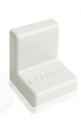 Уголок Grandis малый белый 20x20,436