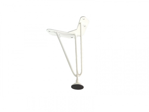 LOFT Опора комода Н-150 RAL 9010, белая
