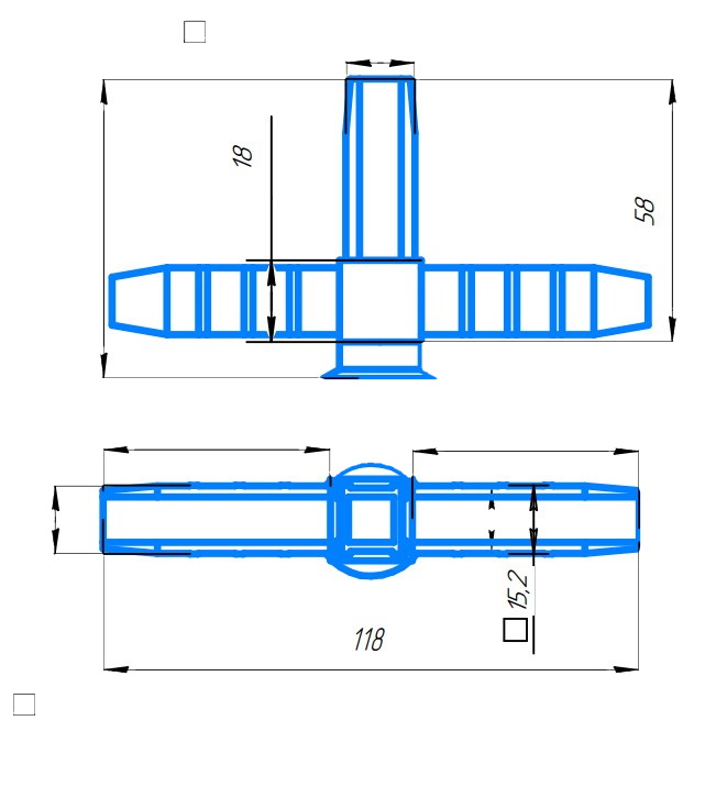 Коннектор 3 2D 1