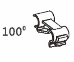 0017312 Ограничитель угла открывания до 100гр для TOP STAY ST STW100